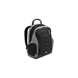 LNB-15F Blk gray Nylon Backpack for laptops Dims 14.5INX11.5INX1.75IN