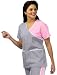 Sports Uniforms - Tafford Essentials Color Block Sport Crossover V-neck Scrub Top