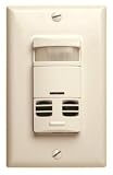 Cooper Controls OSW-DT-0601-MV-A Greengate 120-277-Volt Dual Tech-PIR Wall Switch Sensor, with Neutral Wire, Almond Finish