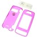 PCMICROSTORE Brand LG Voyager VX-10000 VX10000 Translucent Magenta Snap-On Case Cover with Removable Swivel Belt Clip