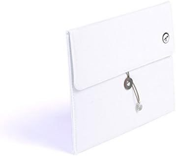 Observ White Laptop Sleeve for Laptops 11 - 13" - Macbook Pro and Air, Ultrabook, Chromebook - Premium Case, Cover, Carrying Protector