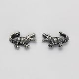 Small Open Mouth Alligator Earrings