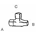 Elkhart Tee 1/2 " X 1/2 " X 3/8 " Bulk