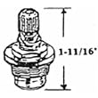 United States Hdwe. P-672C Bath Stem