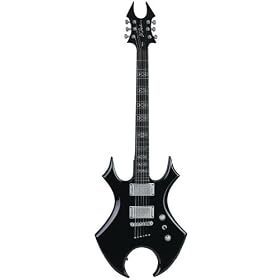 B.C. Rich Celtic Virgo Electric Guitar, Onyx by 
