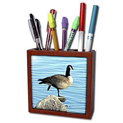 Cassie Peters Photography - Canada Goose Photographed by Angelandspot - Tile Pen Holders-5 inch tile pen holder
