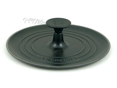 Le Creuset Enameled Cast-Iron 9-Inch Grill Press, Satin Black