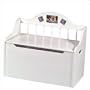 Guidecraft White Spindle Toy Chest