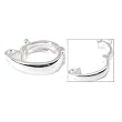 Pearl Clasp Enhancer Sterling Silver Bead Dangle 12mm