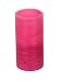 Vanilla Scented Textured 6-in Pillar Candle - Lavender Pink
