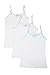 Trimfit Girls White Camisole Undershirt 100% Combed Cotton (3 Pack) Medium