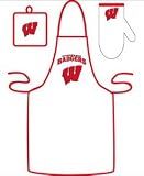 Wisconsin Badgers Grilling Apron Set