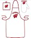 Wisconsin Badgers Grilling Apron Set