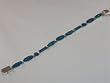 Blue Opal Fashion Jewelry Bracelet - Sterling Silver - BR-0053
