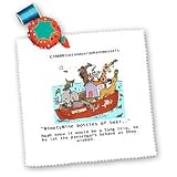 Londons Times Religion Heaven Hell Cartoons - 99 Bottles Of Beer On The Ark - Quilt Squares