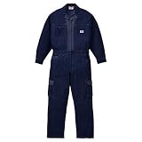 Dickies 男性用 スタイリッシュデニム生地つなぎ服