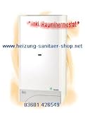 Kombitherme Gastherme Wandtherme Kamintherme 20 kW 20CX für Erdgas E inkl.digitalem Raumthermostat