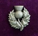 Heavy Scottish Thistle Pin (Solid Pewter)