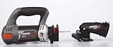 RotoZip RZ10-2100 Pro Cutoff 5.5 Amp 15,000 to 30,000 RPM Variable Speed Spiral Saw with 3 Jaw Chuck, ZipMate, 2 ZipMate Wheels and 2 Guidepoint Bits