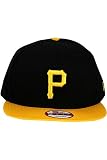 New Era 2 Tone MLB Basic Pittsburgh Pirates Snapback Hat Black. Size: