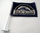 Colorado Rockies MLB Car Flag