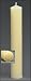 Set of 12 Large Beeswax Church Candles