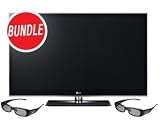 LG 50PZ950 50 Inch 3D 1080P 600Hz Smart TV Plasma HDTV - 49.9 Inch Diag. Bundle