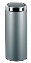 Brabantia Touch Bin, 30litre, Metallic Grey