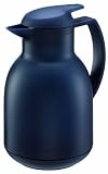 Leifheit Bolero Thermal Insulated Vacuum Jug Plastic Dark Blue 1 Litre
