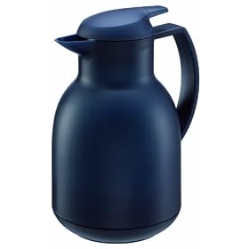 Leifheit Bolero Thermal Insulated Vacuum Jug Plastic Dark Blue 1 Litre