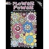 Flower Power Stained Glass Coloring Book