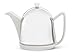 bredemeijer Cosy Manto Teapot, 1.0-Liter, Ceramic Spring White with Insulated Shell