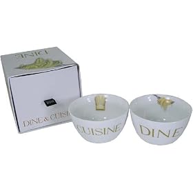 Boxed gift Pasta Bowls Set Cuisine and Dine by 