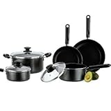 Revere Non Stick Aluminum 8 Piece Cookware Set