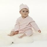 Sckoon Organic Pink Kimono Baby Gift Set - Size 3-6 Months