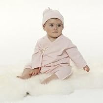 Sckoon Organic Pink Kimono Baby Gift Set