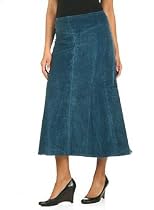 Tulle Fine Wale Corduroy Women's Skirt