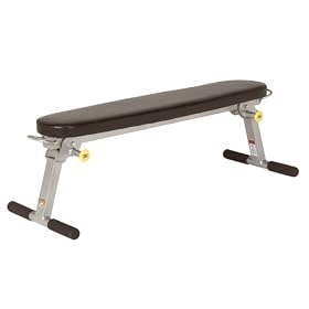 Trion Fitness Folding Flat Bench by HOIST