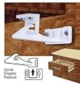 Safe Lok Cabinet and Drawer Locks (6 pack) with Temporary Disable Feature by Mommy's Helper