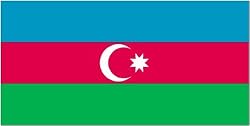 Annin Nylon Azerbaijan Flag, 3-Foot by 5-Foot