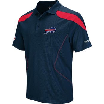 Buffalo Bills Reebok 2011 Sideline Navy Team Polo Shirt - M