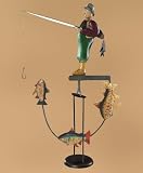 Authentic Models Fly Fisherman Balance Toy