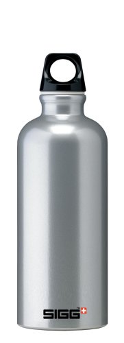 Sigg Traveler Classic Water Bottle (0.6-Liters, Silver)