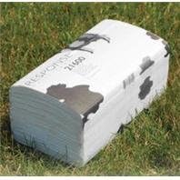 NATIONAL PACKAGING SRV 539023 Response Brand Single Fold Banded Towel White, 9.25X10.25