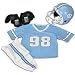 Youth UNC Helmet and Uniform - SM