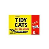 Tidy Cats Cat Box Liners for Multiple Cats (Regular - 4-count box, 15'' x 18'' x 5'')
