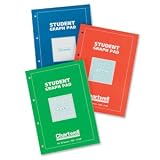 310 EP70T2L. SL160  Chartwell Student Graph Pad 70gsm 1mm 5mm 10mm Grid 30 Sheets A3 Orange Cover Ref J13B