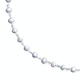 Sterling Silver 16 inch Polished White Cultured Pearl Necklace - 16 inch