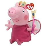 Peppa Pig Princess TY Beanie Buddy, plush toys (Aproximately 12
