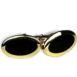 Forzieri Classic Gold Plated Cuff Links